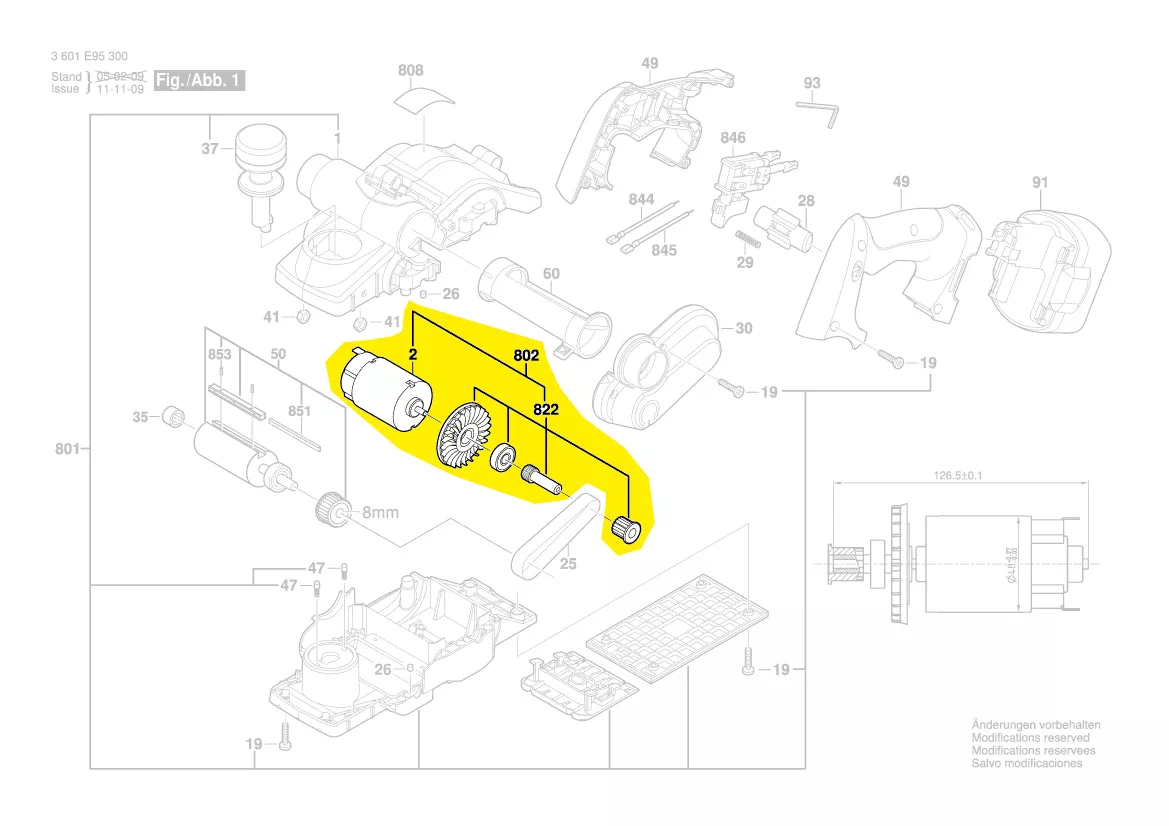 Moteur réf. 2 607 022 252 BOSCH